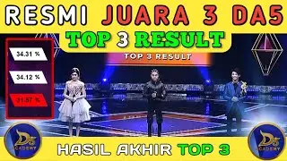 YANG JUARA 3 TADI MALAM DANGDUT ACADEMY 5 INDOSIAR FINAL