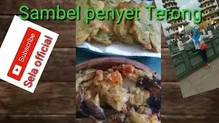 Membuat sambel penyet terong pedas