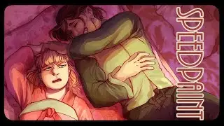 [Speedpaint] - One last talk with her... "dad" - [Clip Studio Paint]