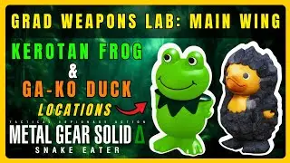 Groznyj Grad Weapons Lab: Main Wing - Kerotan Frog & Ga-Ko Duck Locations - Metal Gear Solid Delta
