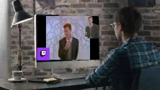 Rick Astley streams on twitch