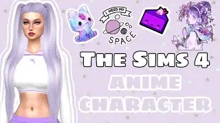 Sims 4 Anime Charcater Create a Sim | how to use mods لعبه سيمز 4 تصميم شخصيه انيمي