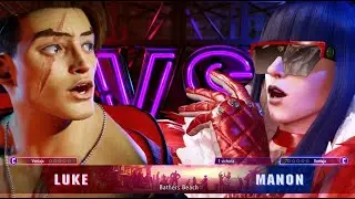 Street Fighter 6 - Luke Vs Manon (#instabardoo Vs #wafasama )