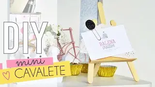 DIY MINI CAVALETE | com palito de picolé
