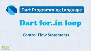 Dart for..in loop