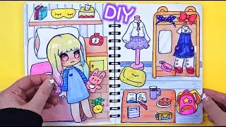 Paper Diy ✨️Get ready for school / MORNING ROUTINE 