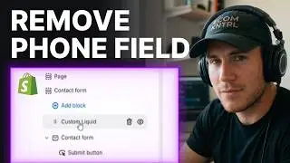 How To Remove Phone Field From Shopify Contact Form (2026) | Theme Editor