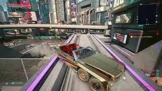 Villefort Alvarado - Crashed and Overturned (showing the underside) - Cyberpunk 2077
