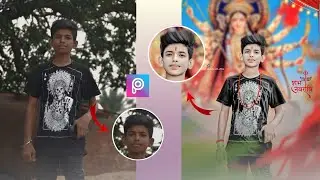 New durga puja photo editing 2023 | Navratri special photo editing full tutorial