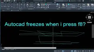 AutoCAD. problem F8 in AutoCAD