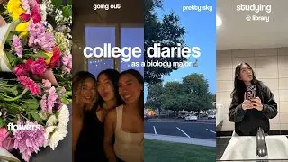 college diaries as a bio major | school, last midterms, going out, friends 📚👩🏻‍💻🔬