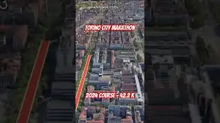 Torino City Marathon 2024: fly over the marathon course! Video of the race path.