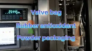 Valve bag packaging | rubber antioxidant powder
