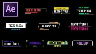 Descarga Gratis Títulos Plecas / After Effects