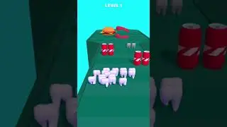 Tooth Run 😁 1 Level Gameplay Walkthrough | Best Android, iOS Games 