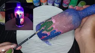DIY Painting Bottle | Decoration Idea | Easy Tutorial