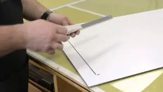 How to attach metal hanger bars to the backs of acrylic prints