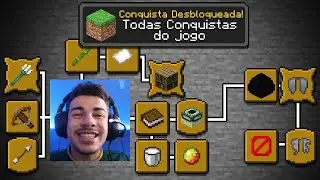 ZERANDO TODAS AS CONQUISTAS DO MINE!!! Minecraft Platina ep.1