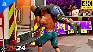 WWE 2K24 - John Cena VS Stone Cold - Ambulance Match | 4K PS5