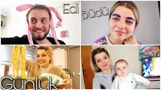 WE'RE GOING DOOR TO DOOR! HOSPITALITY VLOG | LIGHTENING MY EYEBROW TINT | BÜŞRA PEKTAŞ YEMEKSEPET...