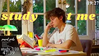 LIVE | 12-HOUR study with me 📚🌧 rain sounds & pomodoro timer 60 & 10