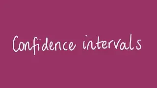 Confidence intervals | Unit 3 and 4 VCE Maths Methods