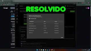 A INSTALAÇÃO DO DRIVER NVIDIA FALHOU
