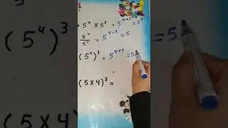 exponent rules | Powers 