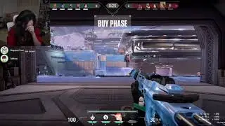 Valkyrae making funny noises