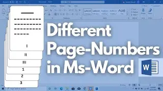 How to Give Different Page Numbers in Microsoft Word | Start Page Numbering from Specific Page