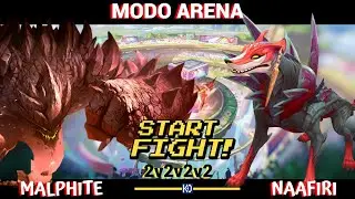 MALPHITE e NAAFIRI   MODO ARENA 2v2v2v2