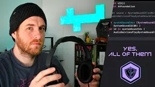 Playing all the iOS system sounds at once - [Beware headphone users] - Xcode Playgrounds