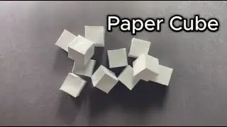 How to make a Paper Cube? | DIY Easy Paper Cube