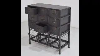 Vintage Industrial Style Metal Home Furniture Locker Cabinets 2024.