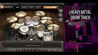 Heavy Metal Drum Track BPM-185