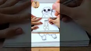 Как нарисовать суриката 👍