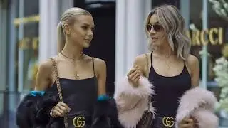 Glam Lesbian Love - Two Girlfriend Kisses in High-Fashion Style 💥_OglkNqUR_hw_new #000