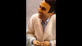 (1980). Emilio Fede modello per un giorno con gli abiti di "Battistoni", Roma.