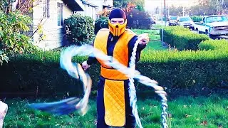 REAL MORTAL KOMBAT CHRISTMAS vs Sub-Zero's Snowman | MK Fight Parody!