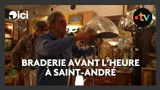 La braderie, avant la braderie de Lille à Saint-André