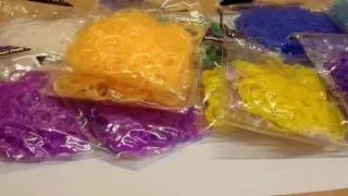 Обзор моих новых резинок для плетения