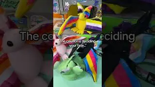 They Know What You Are🦇🏳️‍🌈🫳#pride #bat #plushie #smallbusiness at skyebluez.com