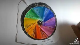 Радужный круг с секретом. Rainbow circle with a secret