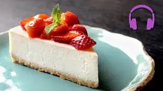 No-Bake Cheesecake | ASMR Cooking Sounds 4K