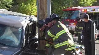 BRFD Extrication - Jeep - Jay & 47th -10/6/21