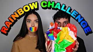TURNING MY SISTER INTO THE PRIDE FLAG 🏳️‍🌈 | 100 Layers of Duck Tape