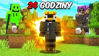PRZEŻYŁEM 24 GODZINY na WOJNIE w MINECRAFT...