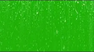 Green Screen AMAZING RAIN visual effect we created in After Effects!