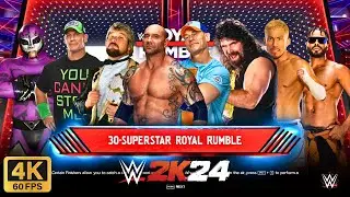 WWE 2k24 gameplay - 30 Man Royal Rumble Match! #wwe #royalrumble