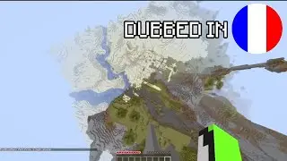 Dream jump off the cliff and drop into water but it's dubbed in french